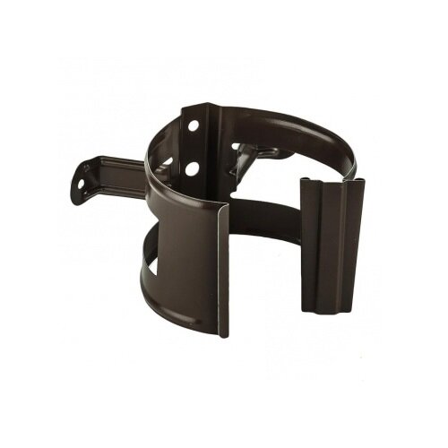 Хомут трубы GRAND LINE 125/90 RAL 8017 на дерево