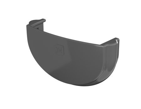 Заглушка желоба ТЕХНОНИКОЛЬ Оптима ПВХ 120/80, серый