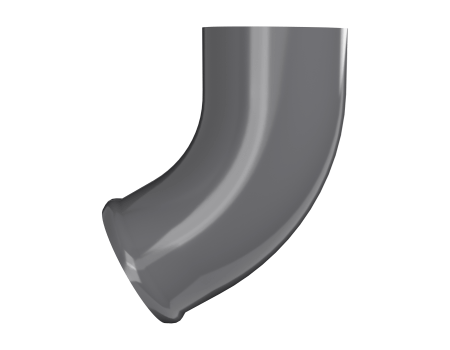 Слив трубы ТЕХНОНИКОЛЬ МВС 125/90, графитово-серый