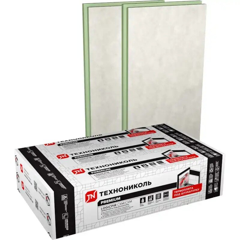 Утеплитель LOGICPIR Slope СХ/СХ 3,4 %, элемент C, 1200х600х80 мм