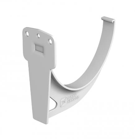 Кронштейн желоба металлический для ПВХ ТЕХНОНИКОЛЬ 125/82, белый