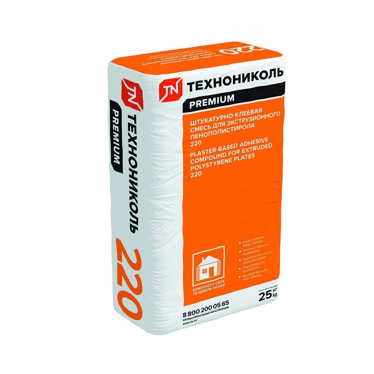 Штукатурно-клеевая смесь для плит из экструзионного пенополистирола ТЕХНОНИКОЛЬ 220