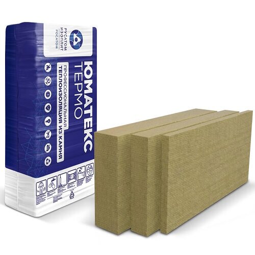 Плита минераловатная Umatex Termo Smart XL 1200х600х100 мм, 8 шт