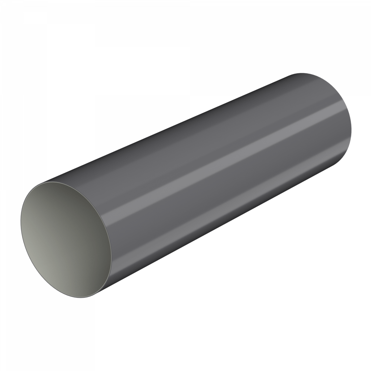 Труба водосточная ТЕХНОНИКОЛЬ МАКСИ 152/100, 1 м, графитово-серый