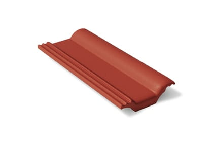 Черепица цементно-песчаная половинчатая BRAAS Франкфурт Вишня