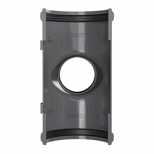 Воронка желоба ТЕХНОНИКОЛЬ ПВХ 125/82, серый