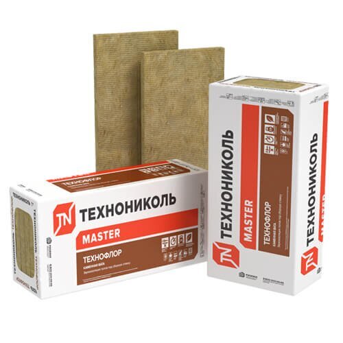 Плита минераловатная ТЕХНОНИКОЛЬ Технофлор Стандарт 1200х600х70 мм, 4 шт