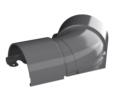 Угол желоба внутренний ТЕХНОНИКОЛЬ МВС 125/90, 135°, графитово-серый