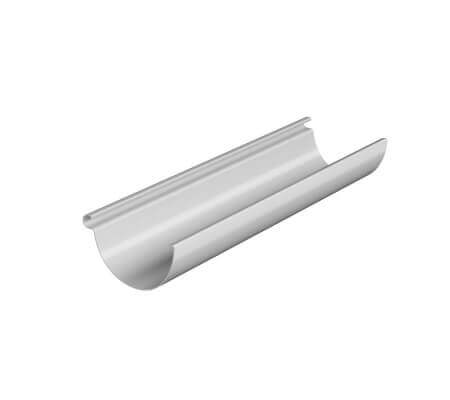 Желоб водосточный ТЕХНОНИКОЛЬ Макси ПВХ 152/100, 3 м, снежно-белый