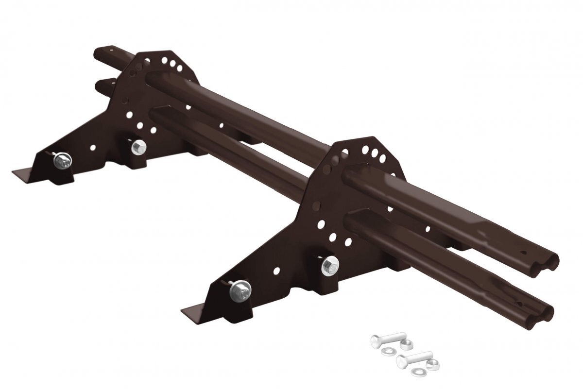 Снегозадержатель для фальцевой кровли Grand Line 1000 мм RAL 8017