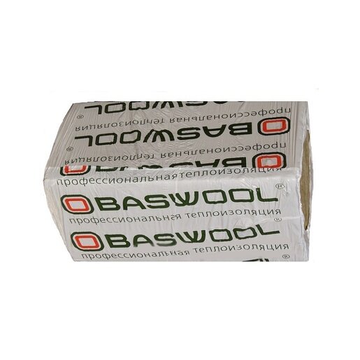 Плита минераловатная BASWOOL ВЕНТ ФАСАД 80 1200х600х50 мм, 6 шт