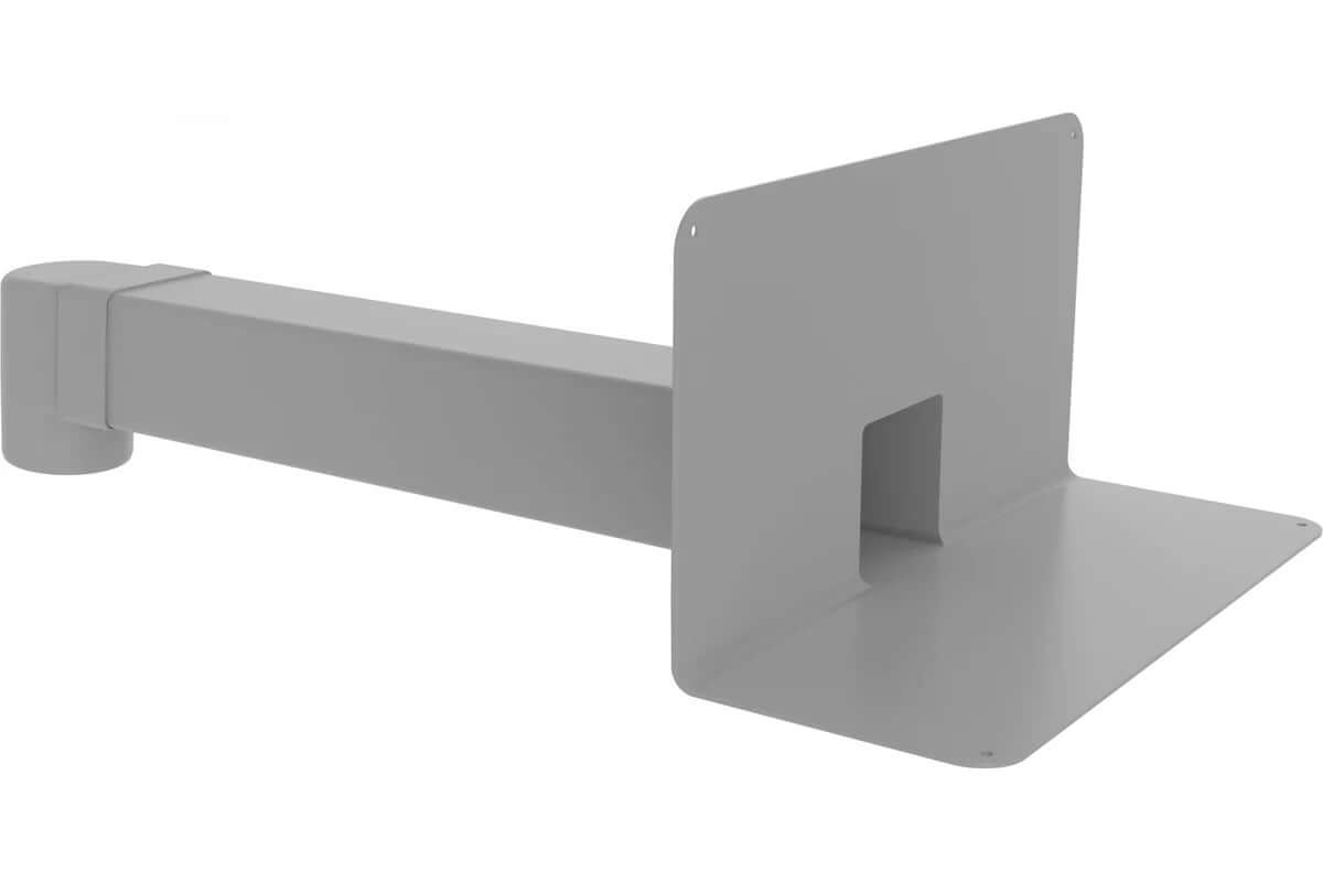 Воронка парапетная FACHMANN Эконом VC-PVC 100x100 с угловым отводом