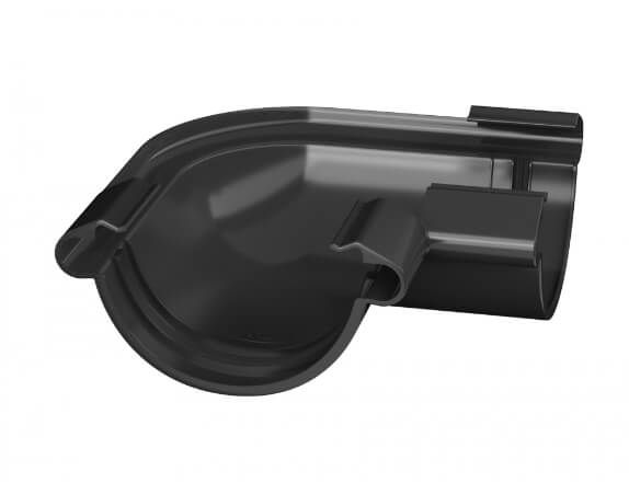 Угол желоба ТЕХНОНИКОЛЬ МАКСИ 152/100, 90°, антрацит