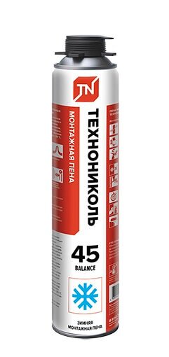 Пена монтажная профессиональная ТЕХНОНИКОЛЬ 45 BALANCE зимняя
