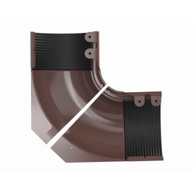 ТЕХНОНИКОЛЬ Металлическая водосточная система Стандарт, внутренний угол регулируемый 100-165°, коричневый