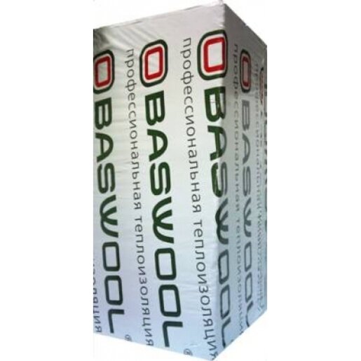 Плита минераловатная BASWOOL Лайт 35 1200х600х50 мм, 6 шт