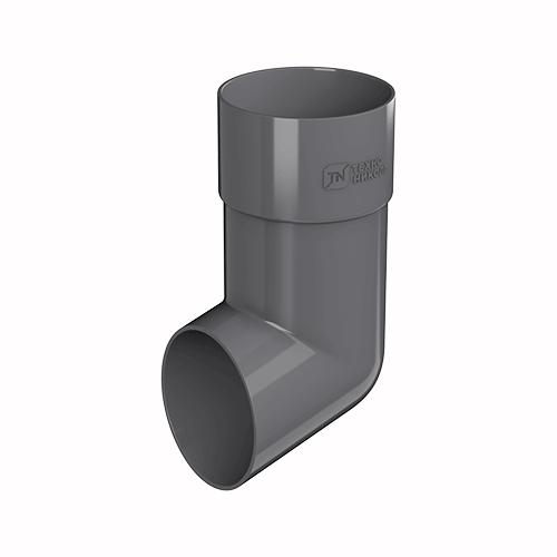 Слив трубы ТЕХНОНИКОЛЬ ПВХ 125/82, серый