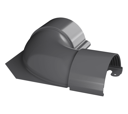 Угол желоба внутренний ТЕХНОНИКОЛЬ МВС 125/90, 90°, графитово-серый
