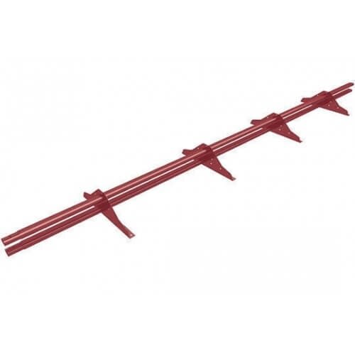 Снегозадержатель трубчатый Металл Профиль C3T-h 158 3000 мм RAL 3005