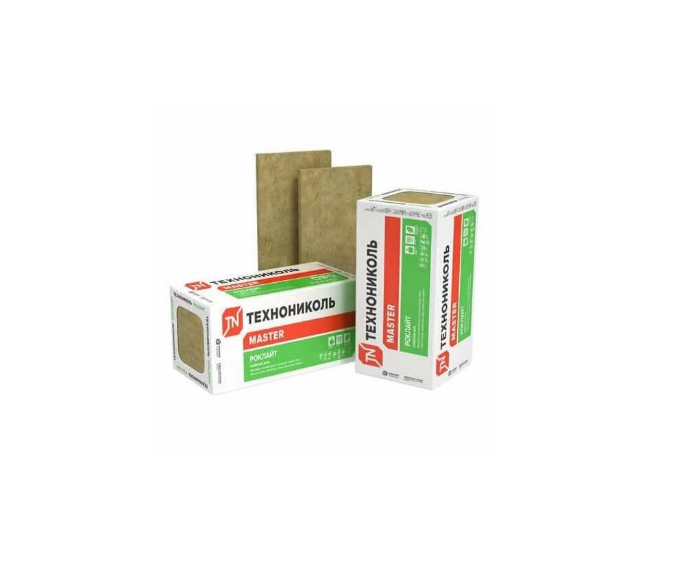 Каменная вата ТЕХНОНИКОЛЬ Роклайт 1200х600х50 мм, 8 шт