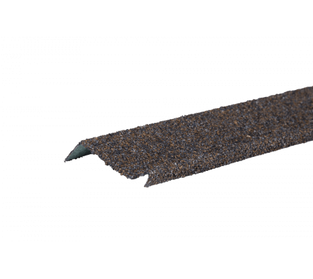 Планка примыкания ТЕХНОНИКОЛЬ с гранулятом, коричнево-серый