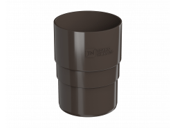 Муфта трубы ТЕХНОНИКОЛЬ ПВХ 125/82, темно-коричневый