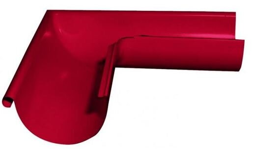 Угол жёлоба Grand Line 125/90 90° RAL 3005 внешний