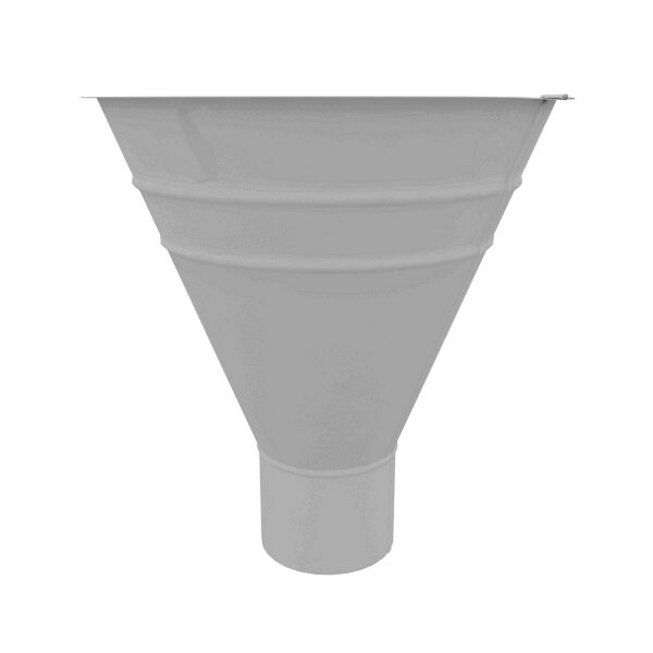 Воронка водосборная Grand Line 125/90 RAL 9003