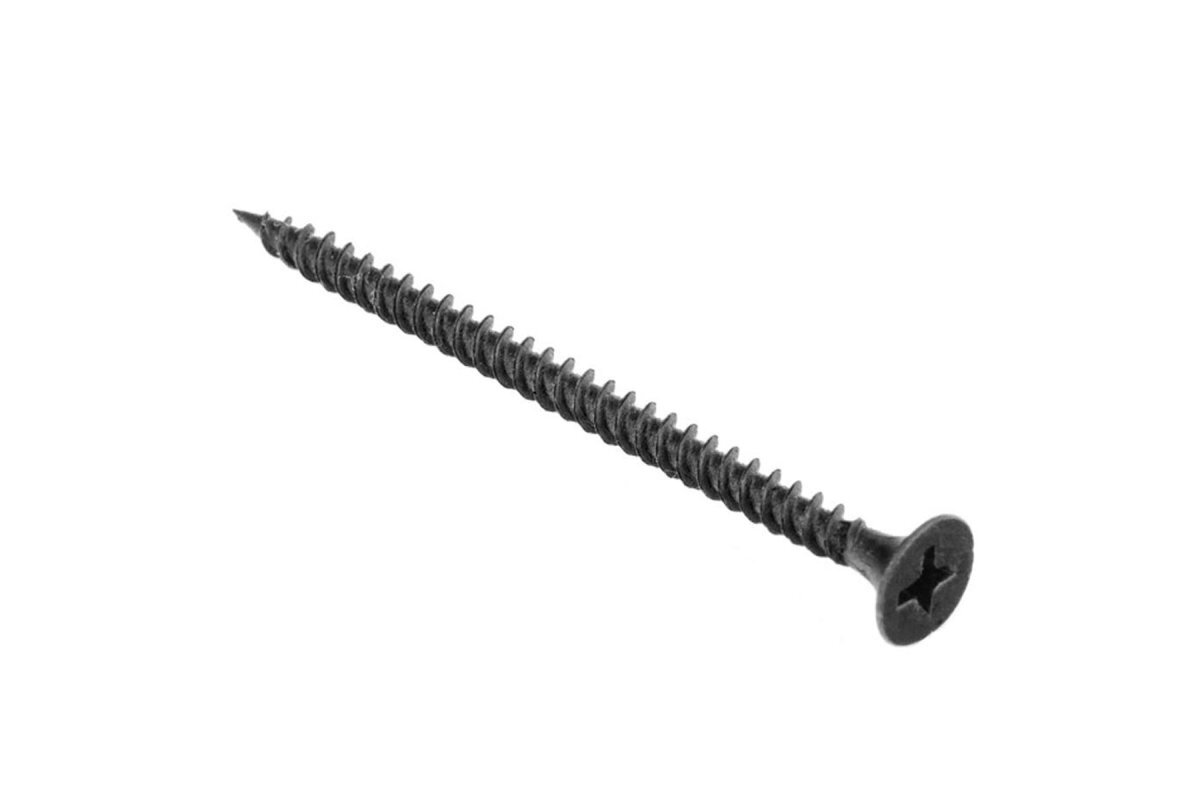 Саморез остроконечный фосфатированный гипсокартон-дерево СТРОЙБАТ 3,5х55 200 шт