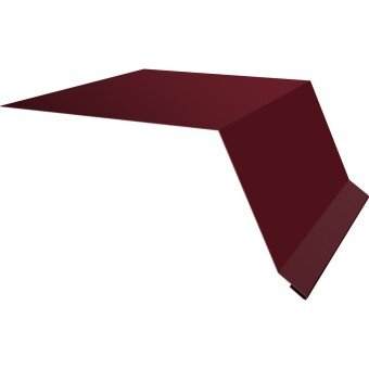 Планка ветровая Grand Line 130x25x100х2000 мм 0,45 мм PE RAL 3005