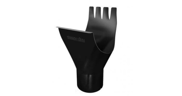 Воронка желоба Grand Line 125/90 Gr-double RAL 9005