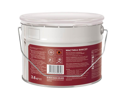 Мастика для гибкой черепицы ТЕХНОНИКОЛЬ № 23 Фиксер, 12 кг