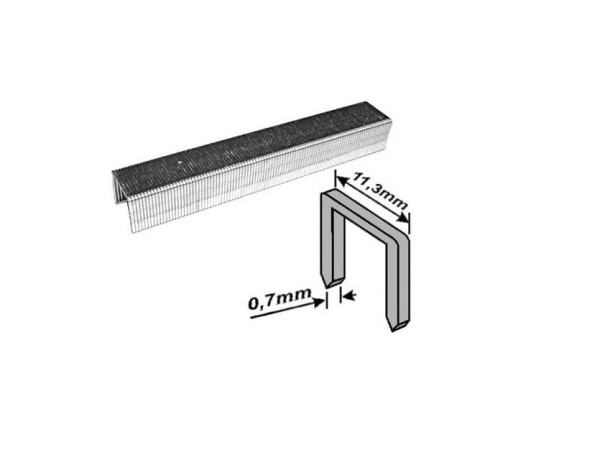Скобы для мебельного степлера FIT DIY 31414 1000 шт