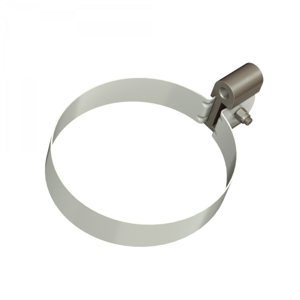 Хомут трубы ТЕХНОНИКОЛЬ МВС 125/90, белый