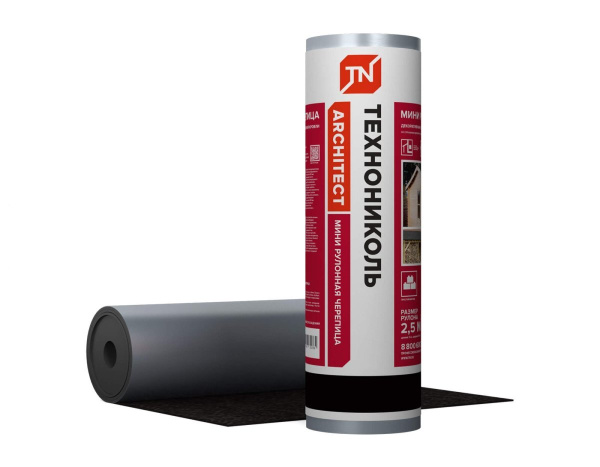 МИНИ Рулонная черепица, черная