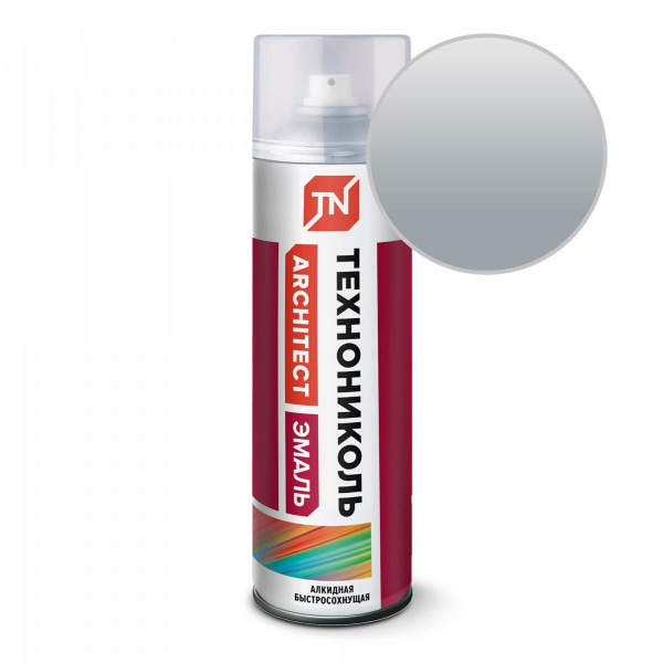 Эмаль аэрозольная ТЕХНОНИКОЛЬ серый 7040