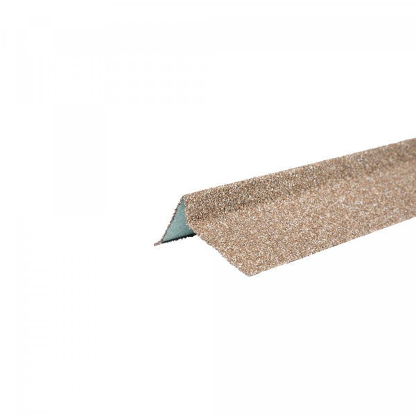 Планка торцевая ТЕХНОНИКОЛЬ с гранулятом, левая, латунный