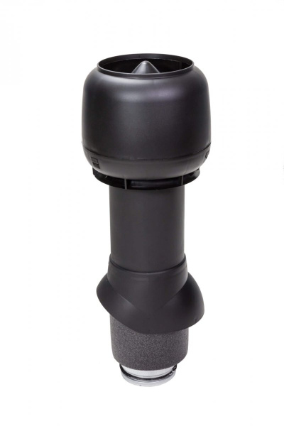 125/ИЗ/500 Вент.выход + колпак, черный