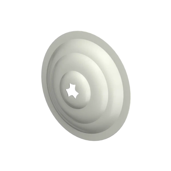 Декоративная накладка для хомута ТЕХНОНИКОЛЬ МВС 125/90, белый