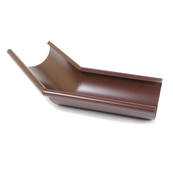 Угол желоба внешний GRAND LINE 125/90 135° RAL 8017