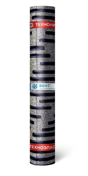Материал кровельный Техноэласт Вент ЭКВ-6, верхний слой, полиэфир, 8 м²