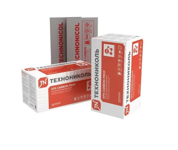 Экструзионный пенополистирол (XPS) ТЕХНОНИКОЛЬ Carbon Prof 300 1180х580х100 мм, 4 шт