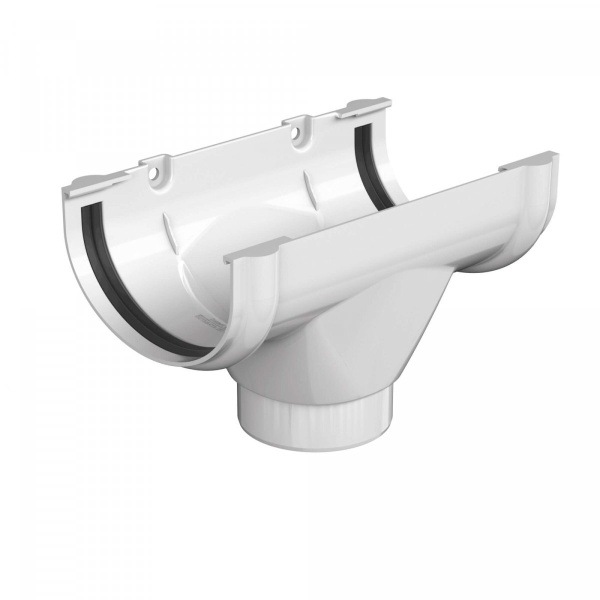 Воронка желоба ТЕХНОНИКОЛЬ Оптима ПВХ 120/80, белый