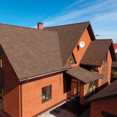 Гибкая черепица ТЕХНОНИКОЛЬ SHINGLAS Самба Янтарь