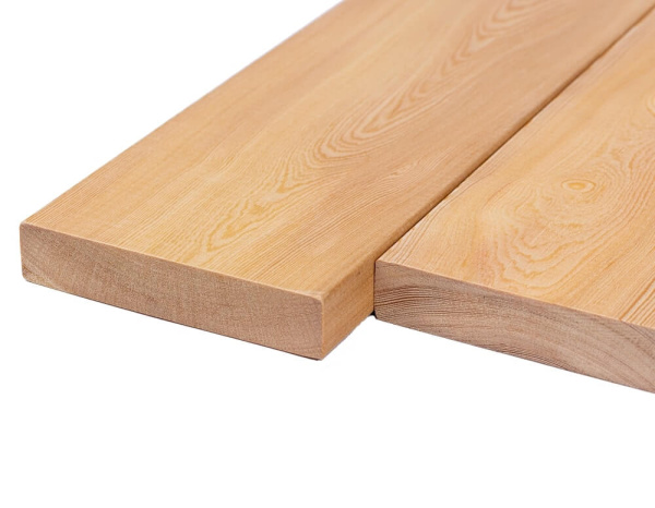 Доска палубная 28х140х4000 мм, сорт В, лиственница, 3 шт