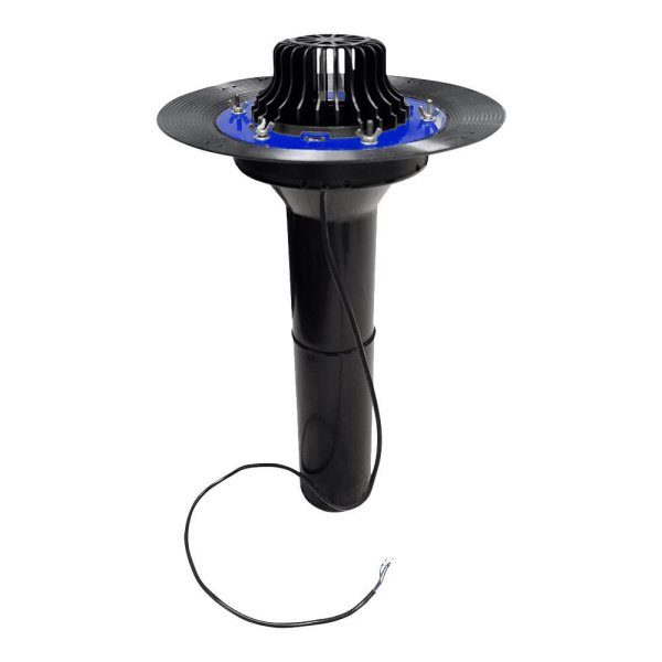 Воронка ТН Стандарт с прижимным фланцем и обогревом 110*590мм