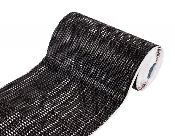 Лента гофрированная LUXARD для примыканий F-2 черный