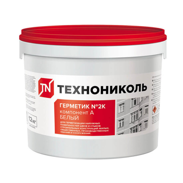 Герметик для межпанельных швов ТехноНИКОЛЬ 2К полиуретановый белый
