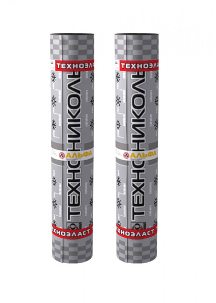 Материал гидроизоляционный Техноэласт Альфа ЭПП-4.99, полиэфир, 10 м²