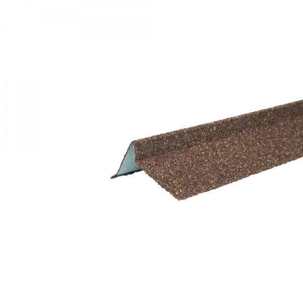 Планка торцевая ТЕХНОНИКОЛЬ с гранулятом, левая, бронзовый